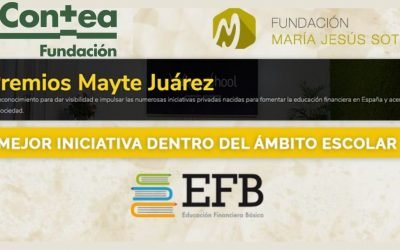 El Proyecto «Educación financiera básica en las aulas», de la Fundación María Jesús Soto, Premio Mayte Juárez 2021 a la mejor iniciativa en el ámbito escolar