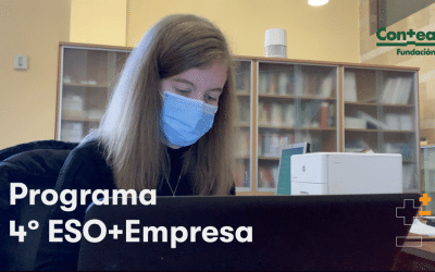 Sofía, alumna del programa 4º ESO+Empresa, realiza sus prácticas en Contea y AECA