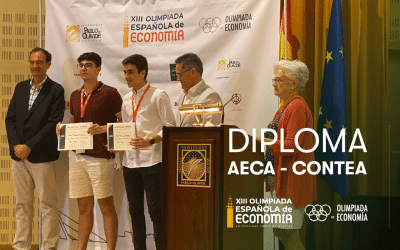 Fundación Contea entrega los «Diplomas AECA – Contea» a los alumnos de la Olimpiada Española de Economía