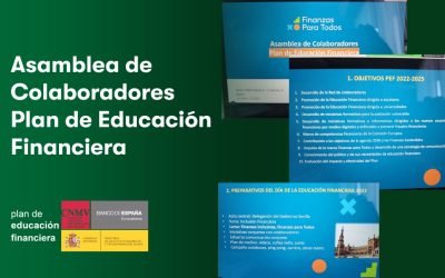 Objetivos de la Asamblea de Colaboradores del Plan de Educación Financiera