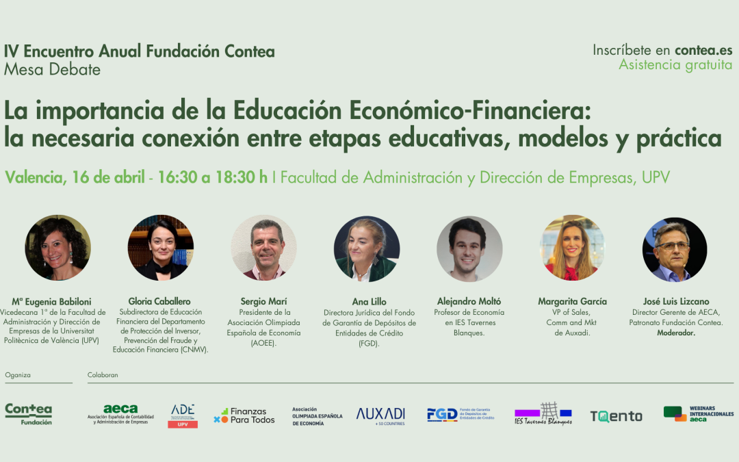 [Valencia] La importancia de la educación económico-financiera: un espacio para debatir acerca de la situación de nuestras aulas